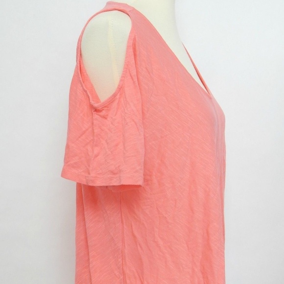 Calvin Klein Ladies Short Sleeve Cold Shoulder Top - Picture 3 of 7